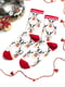 Набірр новогодних носков с принтами с разными принтами (4 пары) | 6698643 | фото 3