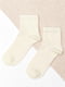 Женские шерстяные носки кремового цвета (Размер: 36-40) | 6698649