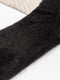Жіночі вовняні шкарпетки чорні зі смужками | 6698651 | фото 2