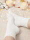 Шерстяные носки белого цвета | 6698658 | фото 3