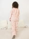 Пижама махровая: кофта со штанами | 6698674 | фото 3