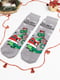 Набір яскравих новорічних махрових шкарпеток (3 пари) | 6698717 | фото 2