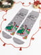 Набір яскравих новорічних махрових шкарпеток (3 пари) | 6698717 | фото 4