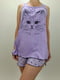 Пижама легкая “Котик”: майка и шорты | 6700606