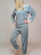 Пижама махровая: джемпер и брюки | 6700618 | фото 3
