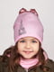 Рожевий комплект: шапка і шарф-хомут | 6701457