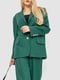 Зеленый костюм: жакет с лацканами и брюки-палаццо | 6702067 | фото 2