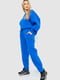Яскравий синій костюм: світшот та джогери | 6702071 | фото 3