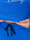 Яскравий синій костюм: світшот з принтом та джогери | 6702074 | фото 7