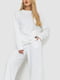Белый костюм: свитшот и брюки-палаццо | 6702076 | фото 2