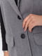 Сірий напіввовняний костюм: жилет та спідниця-максі | 6702082 | фото 5