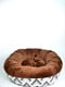 Лежак овал - коричневий, 40х50х22 см | 6702221 | фото 3