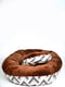 Лежак овал - коричневий, 50х65х23 см | 6702394 | фото 4