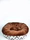 Лежак овал - коричневий, 60х80х24 см | 6702395 | фото 3