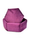 Лежак шестикутний - фіолетовий, 54х14 см | 6702479 | фото 4