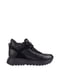 Кожаные комбинированные ботинки черного цвета | 6702869 | фото 2