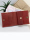 Компактный кожаный кошелек в красном цвете | 6084790 | фото 2