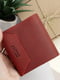 Компактный кожаный кошелек в красном цвете | 6084790 | фото 7