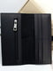 Кожаный вертикальный кошелек в черном цвете | 6084802 | фото 2