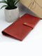 Шкіряний вертикальний гаманець у червоному кольорі | 6084803 | фото 4