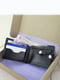 Кожаный черный набор подарочный: ремень, ключница, бумажник | 6084980 | фото 8