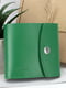 Кожаный мини-кошелек в летнем зеленом цвете | 6085098