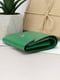 Шкіряний міні-гаманець у літньому зеленому кольорі | 6085098 | фото 4