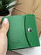 Кожаный мини-кошелек в летнем зеленом цвете | 6085098 | фото 7