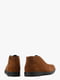 Замшеві коричневі черевики класичного дизайну | 6702898 | фото 4