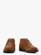 Замшеві коричневі черевики класичного дизайну | 6702898 | фото 5