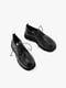 Кожаные черные дерби на шнуровке | 6702901 | фото 3