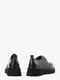 Кожаные черные дерби на шнуровке | 6702901 | фото 6