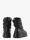 Кожаные черные дутики на меховой подкладке | 6702912 | фото 3