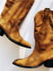 Високі замшеві чоботи-козаки коричневого кольору | 6703011 | фото 3