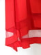 Сукня оверсайз червона з сітчастими вставками | 6698816 | фото 4
