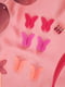Рожеві заколки-метелики (6 шт.) | 6698869 | фото 2