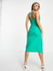 Облягаюча зелена сукня зі звабливими вирізами | 6698891 | фото 3