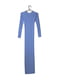 Довга блакитна сукня зі шнурівкою на спинці | 6699197