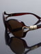 Сонцезахисні окуляри коричневого кольору | 6699280 | фото 3