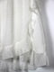 Сукня-міні А-силуету біла “на запах”, прикрашена оборкою | 6699472 | фото 4