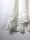 Сукня-міні А-силуету біла “на запах”, прикрашена оборкою | 6699472 | фото 5