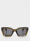 Сонцезахисні окуляри кольору хакі | 6699491 | фото 2