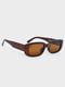 Сонцезахисні окуляри коричневого кольору | 6699623 | фото 3