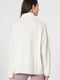 Білий светр оверсайз з високим коміром | 6699685 | фото 2