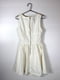 Сукня А-силуету біла з вирізами спереду | 6699712 | фото 4