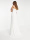 Довга вільна сукня-бюстьє білого кольору | 6699713 | фото 4