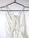 Сукня А-силуету біла з мереживними вставками та широкою оборкою по поділу | 6699741 | фото 5