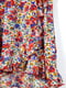 Сукня А-силуету в різнокольоровий квітковий принт, прикрашена оборкою | 6699757 | фото 4