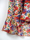Сукня А-силуету в різнокольоровий квітковий принт, прикрашена оборкою | 6699757 | фото 5