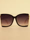 Сонцезахисні окуляри чорного кольору | 6699767 | фото 2